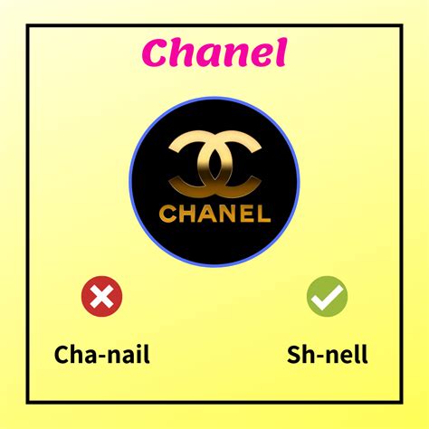 pronounce chanel brand name
